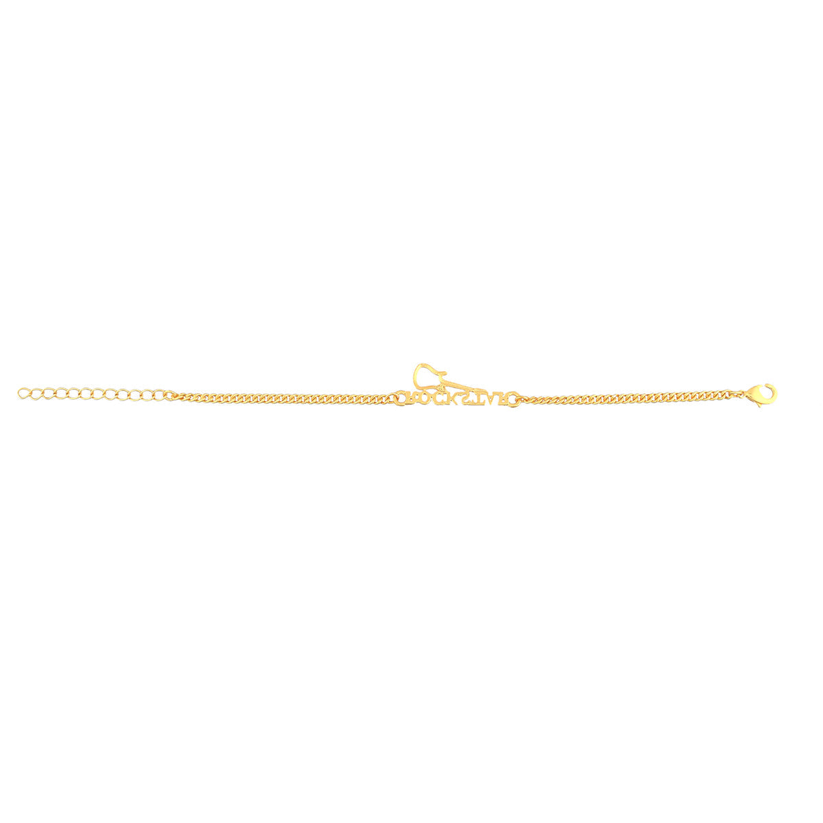 trueBrowns Gold Tone ROCKSTAR Rakhi