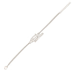 Thumbnail for trueBrowns X Voylla Stylish Hello Brother Silver Tone Bracelet Rakhi - Distacart