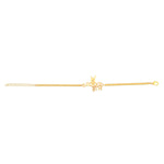 Thumbnail for trueBrowns Gold Tone Cool Bhai Bracelet Style Rakhi - Distacart