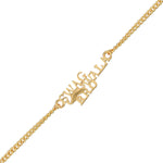 Thumbnail for trueBrowns X Voylla Swag Wala Bro Gold Tone Bracelet Style Rakhi - Distacart