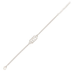 Thumbnail for trueBrowns Silver Tone Cool Bhai Bracelet Style Rakhi - Distacart