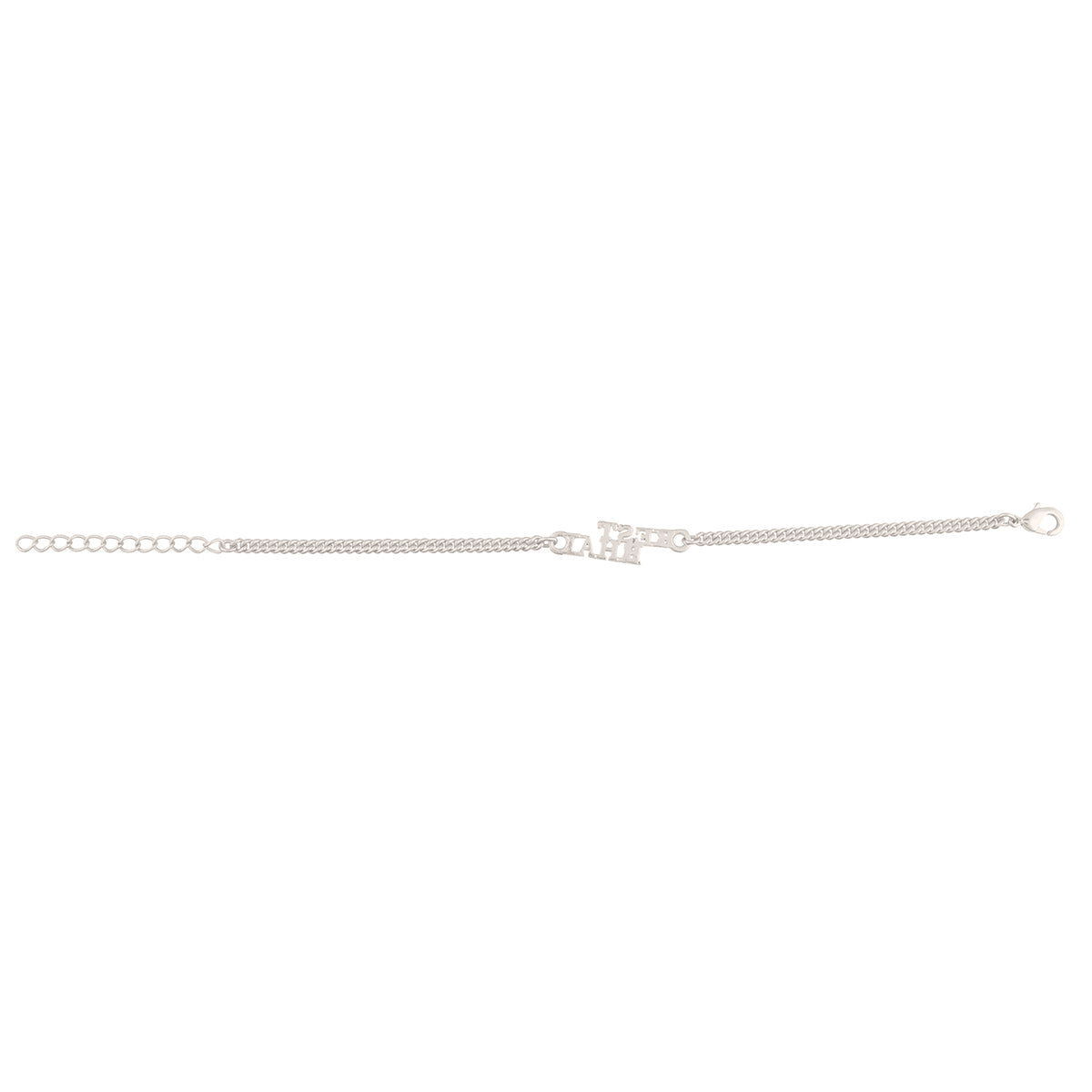 trueBrowns Silver Tone Best Bhai Bracelet Style Rakhi