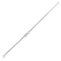 Thumbnail for trueBrowns Silver Tone Fashionable BRO Bracelet Rakhi