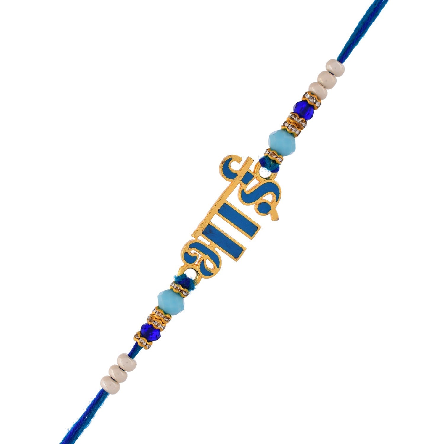 trueBrowns X Voylla Firozi Enamel Bhai Rakhi For Brother - Distacart