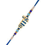 Thumbnail for trueBrowns X Voylla Firozi Enamel Bhai Rakhi For Brother - Distacart