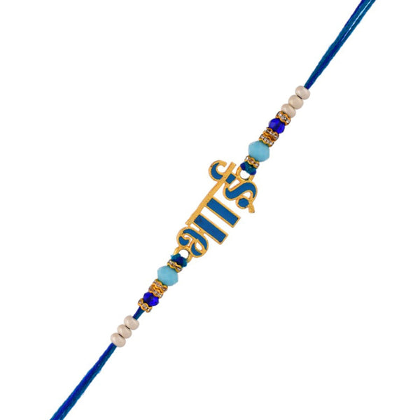 trueBrowns X Voylla Firozi Enamel Bhai Rakhi For Brother - Distacart