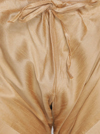 Thumbnail for VM by Vastramay Men's Black Silk Blend Jacket, Kurta And Pyjama Set - Distacart
