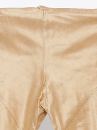 Thumbnail for VM by Vastramay Men's Gold Silk Blend Jacket, Kurta And Pyjama Set - Distacart