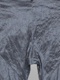Thumbnail for VM by Vastramay Men's Grey Silk Blend Kurta Pyjama Set - Distacart
