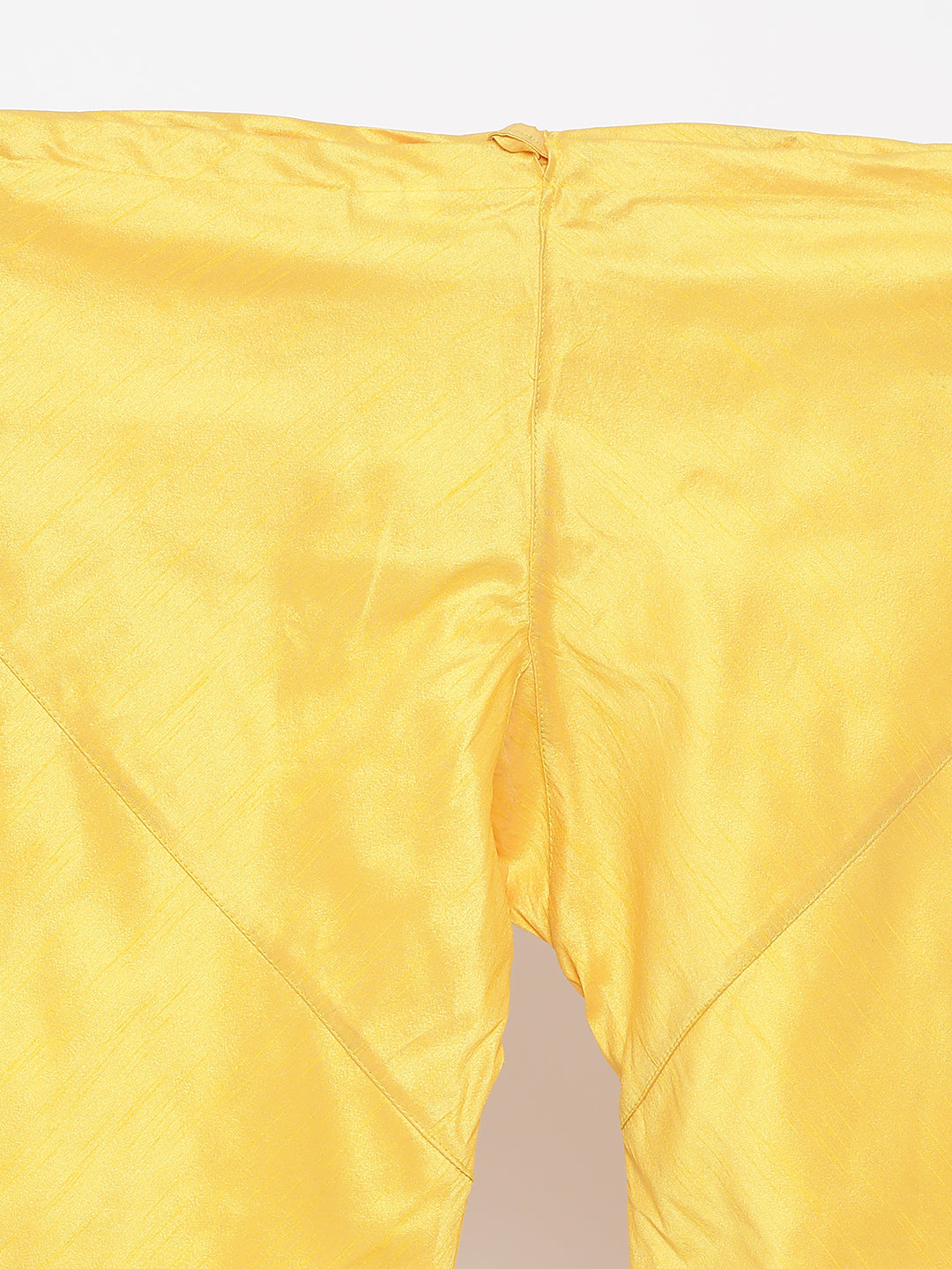VM by Vastramay Men's Yellow Silk Blend Kurta Pyjama Set - Distacart