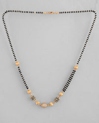 Thumbnail for VOJ Gold Plated Stone Studded Cricular shaped Mangalsutra