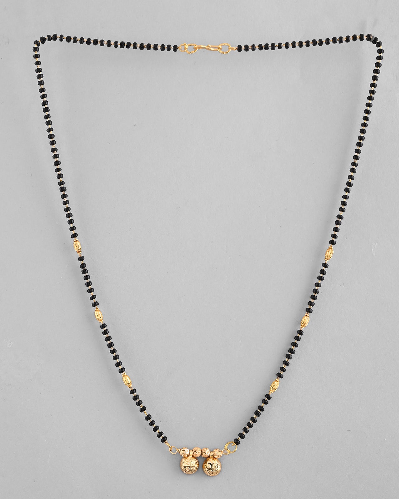 VOJ Gold-Plated Beaded Mangalsutra