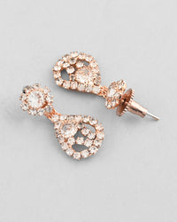 Thumbnail for VOJ CZ Stone Studded Gold Plated Jewellery Set