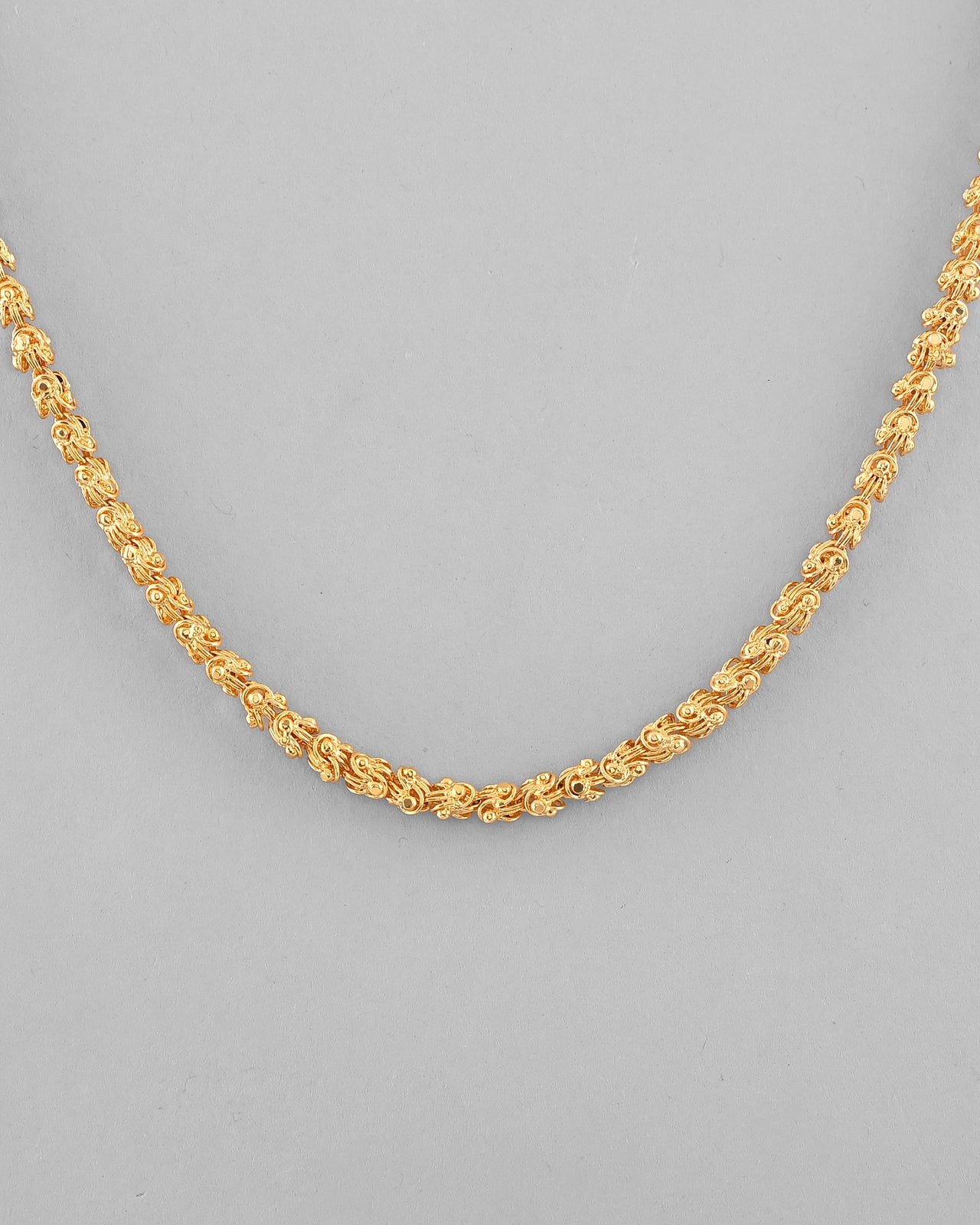 VOJ Gold Plated EvilEye Men Designer Chain