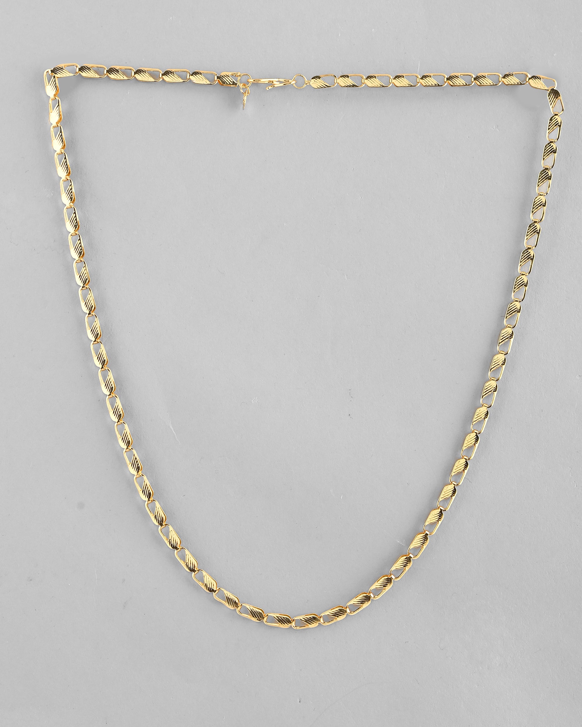 VOJ Gold-Polished Men Designer Chain - Distacart