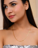 Thumbnail for VOJ Gold-Polished Designer Box Women Chain - Distacart
