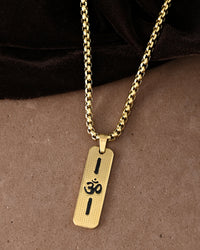 Thumbnail for VOJ Men's Gold Plated Chain With Pandent