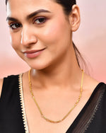 Thumbnail for VOJ Gold-Polished Stainless Steel Designer Women Chain - Distacart