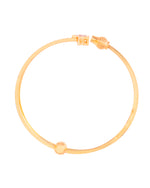 Thumbnail for VOJ Set of 2 Gold-Polished Multi Colour Stone Studded Star Shaped Bangles - Distacart