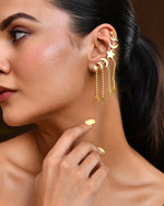 Thumbnail for VOJ Gold Polished Anti Tarnish Openable Ear Cuff