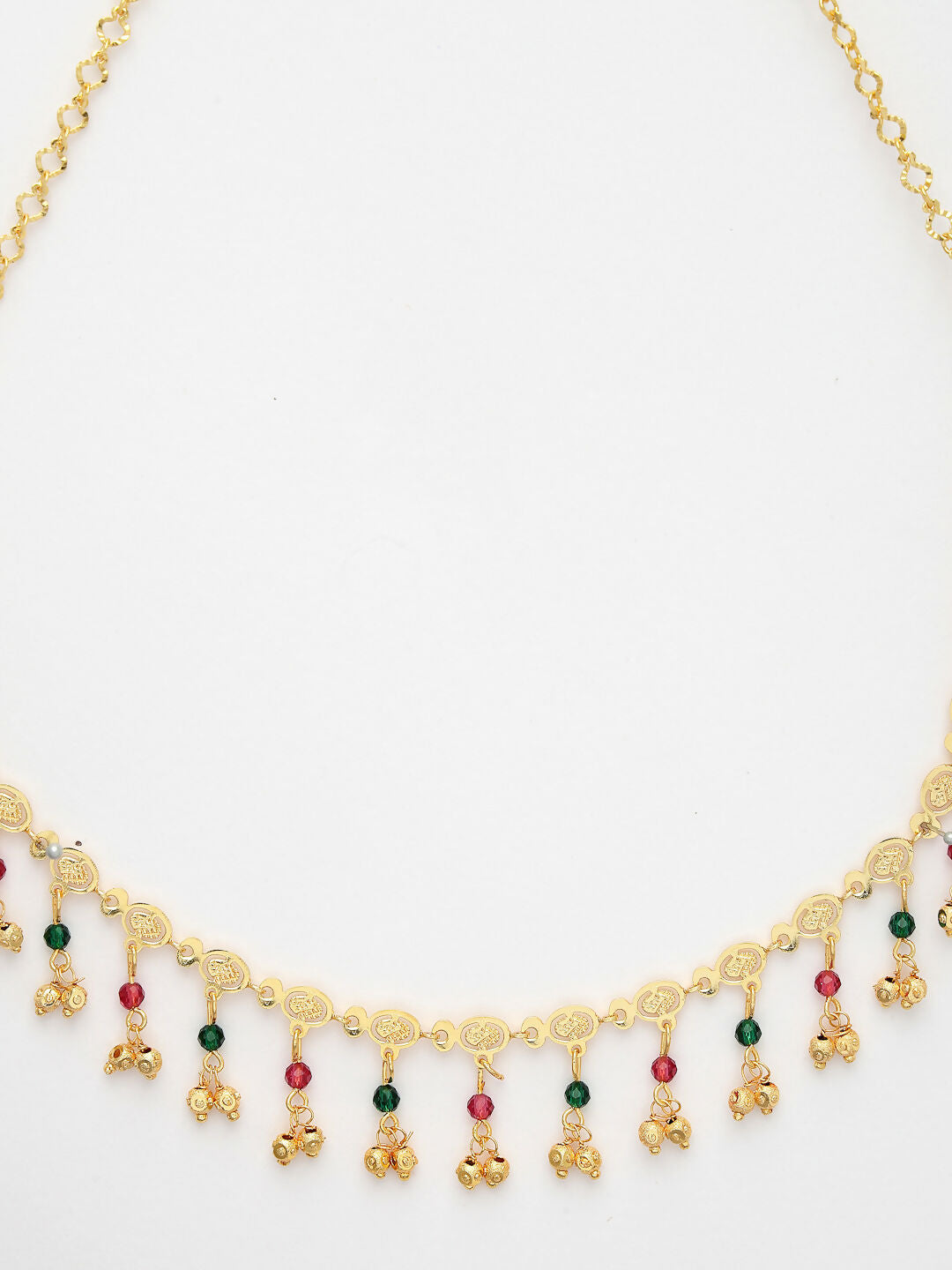NVR Women's Multicolor Gold-Polished Minimal Chain - Distacart