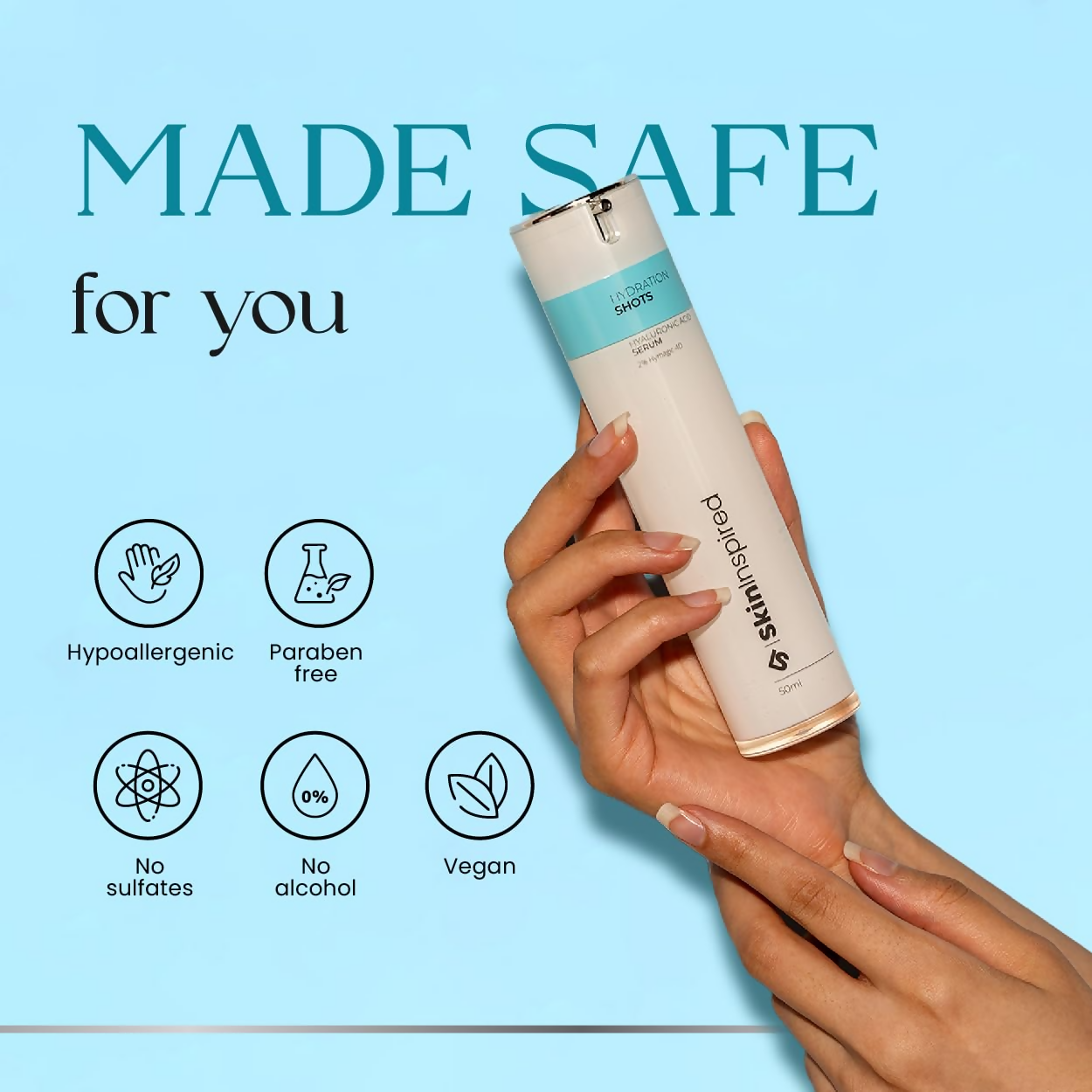 SkinInspired Hydration Shots Hyaluronic Acid Serum - Distacart