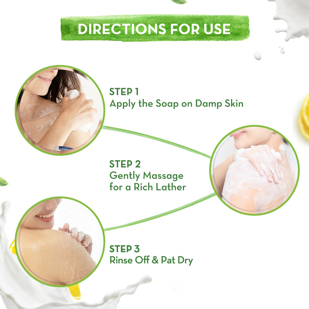 Mamaearth Vitamin C Moisturizing Lotion Soap (Buy 3 Get 1 Free)