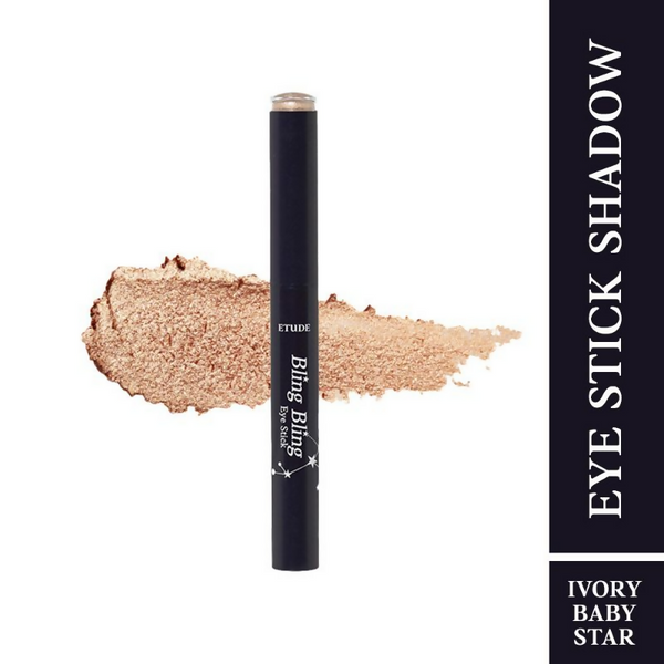 Etude House Bling Bling Eyeshadow Stick - 8 Ivory Baby Star (21) - Distacart