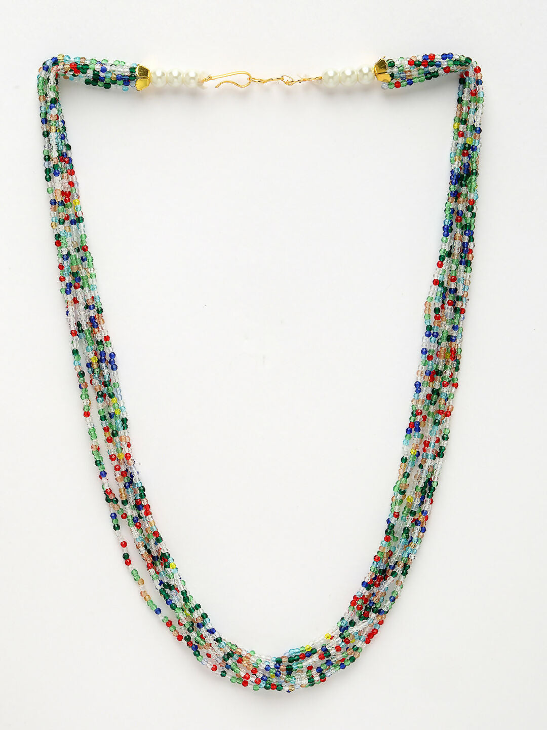 NVR Women's Multi-Coloured Handcrafted Necklace - Distacart