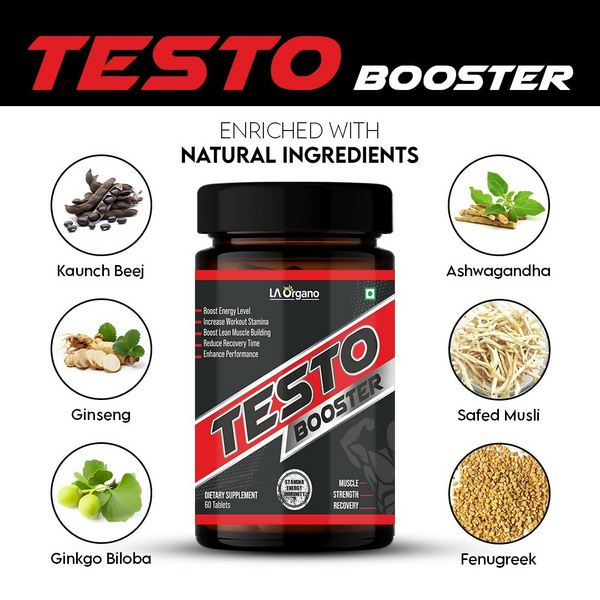 LA Organo Testo Booster Tablets - Distacart