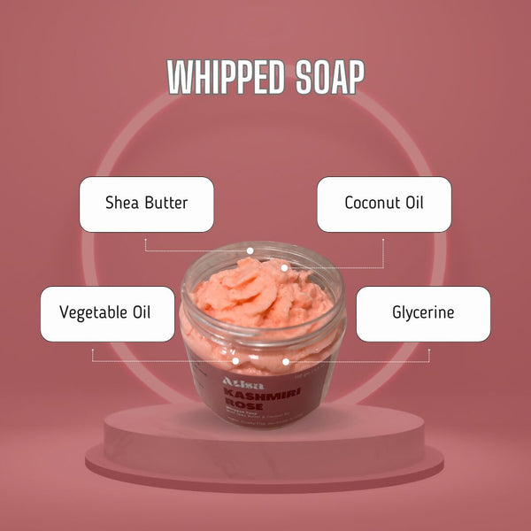 Atisa Kashmiri Rose Whipped Soap - Distacart