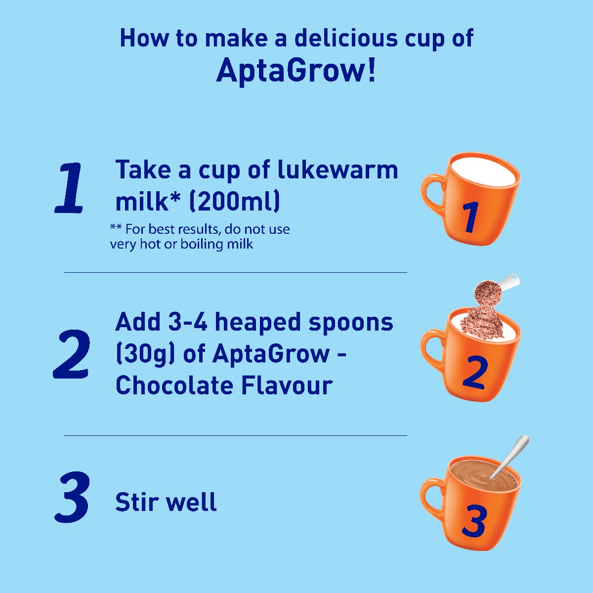 AptaGrow Nutrition Drink Powder for Kids - Distacart