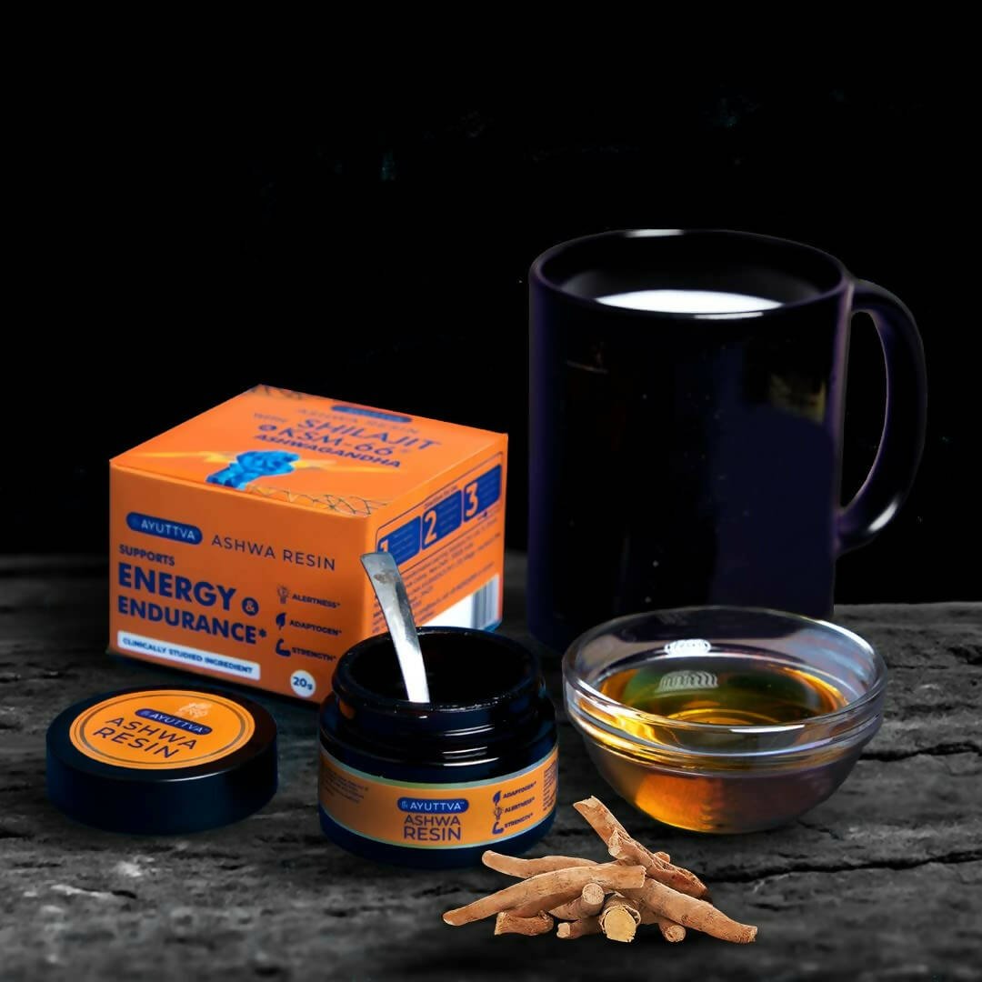 Ayuttva Ashwa Resin With Sj & KSM-66 Ashwagandha - Distacart