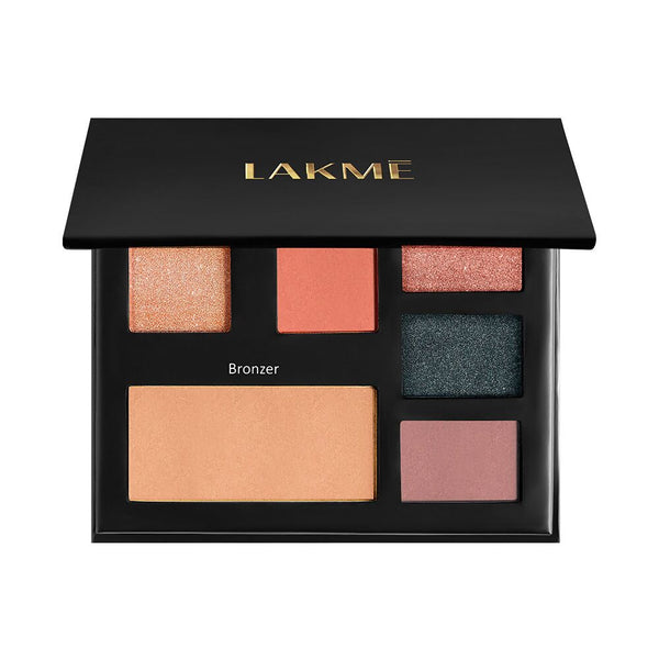 Lakme Glitterati 4 In 1 Face Palette - Night Diva - Distacart