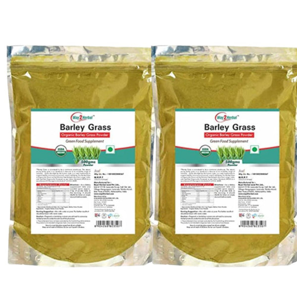 Way2herbal Organic Barley Grass Powder - Distacart
