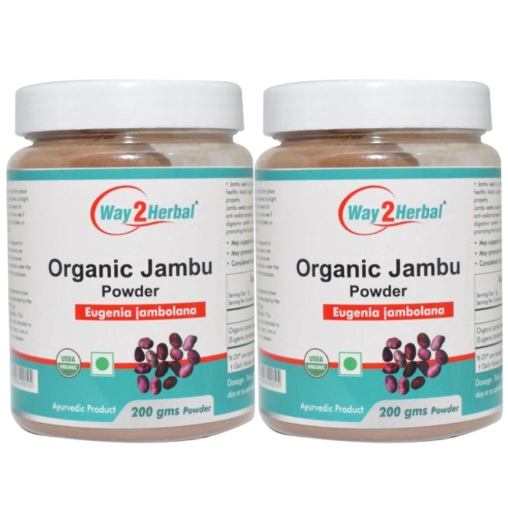 Way2herbal Organic Jambu Beej Powder - Distacart