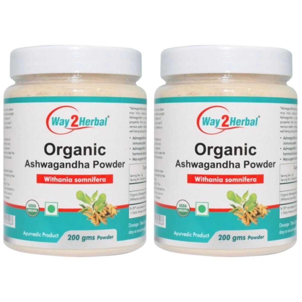 Way2herbal Organic Ashwagandha Powder - Distacart