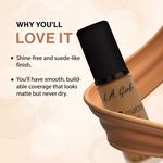 Thumbnail for L.A. Girl PRO Matte Foundation - Caramel - Distacart