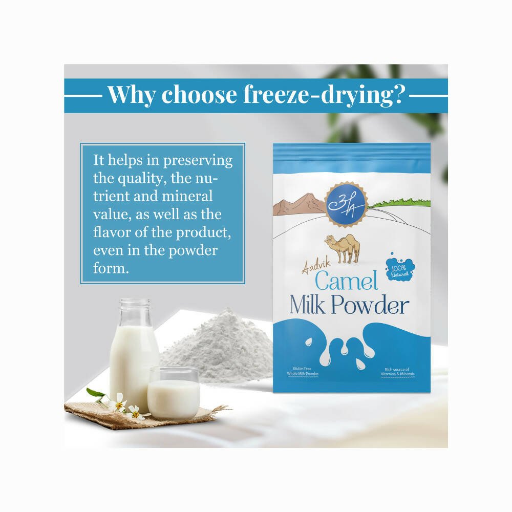 Aadvik Camel Milk Powder Freeze-Dried Sachets - Distacart