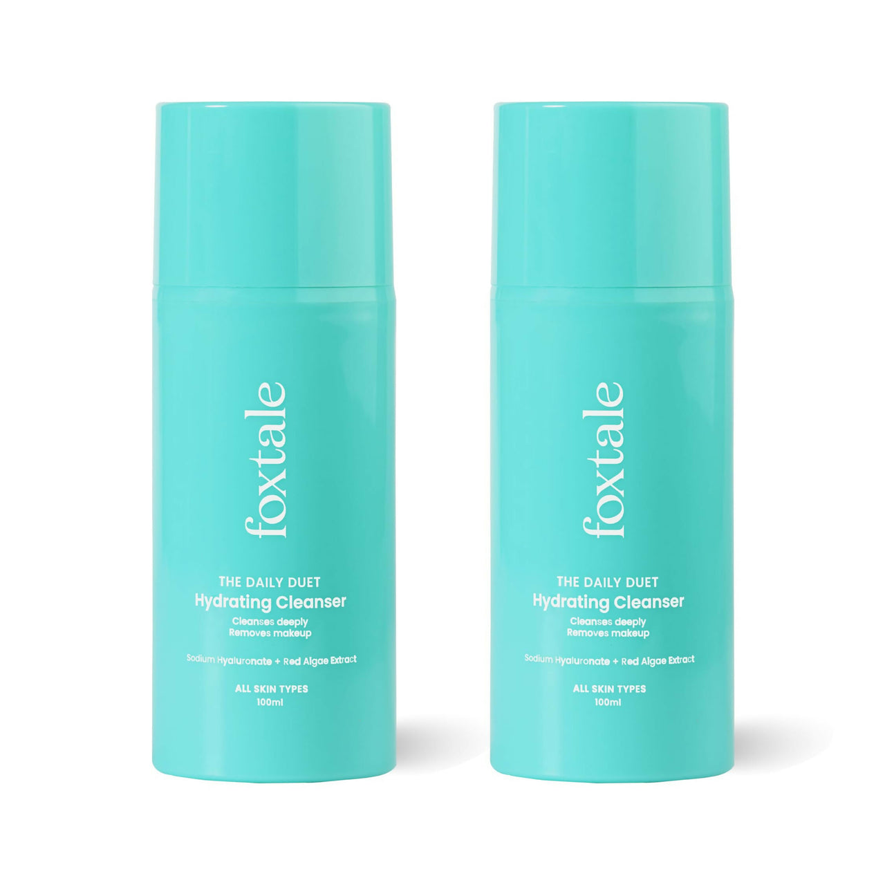 Foxtale The Daily Duet Gentle Cleanser Hydrating Face Wash For Pore Cleansing, Dirt Control, Makeup Remover, For All Skin Types