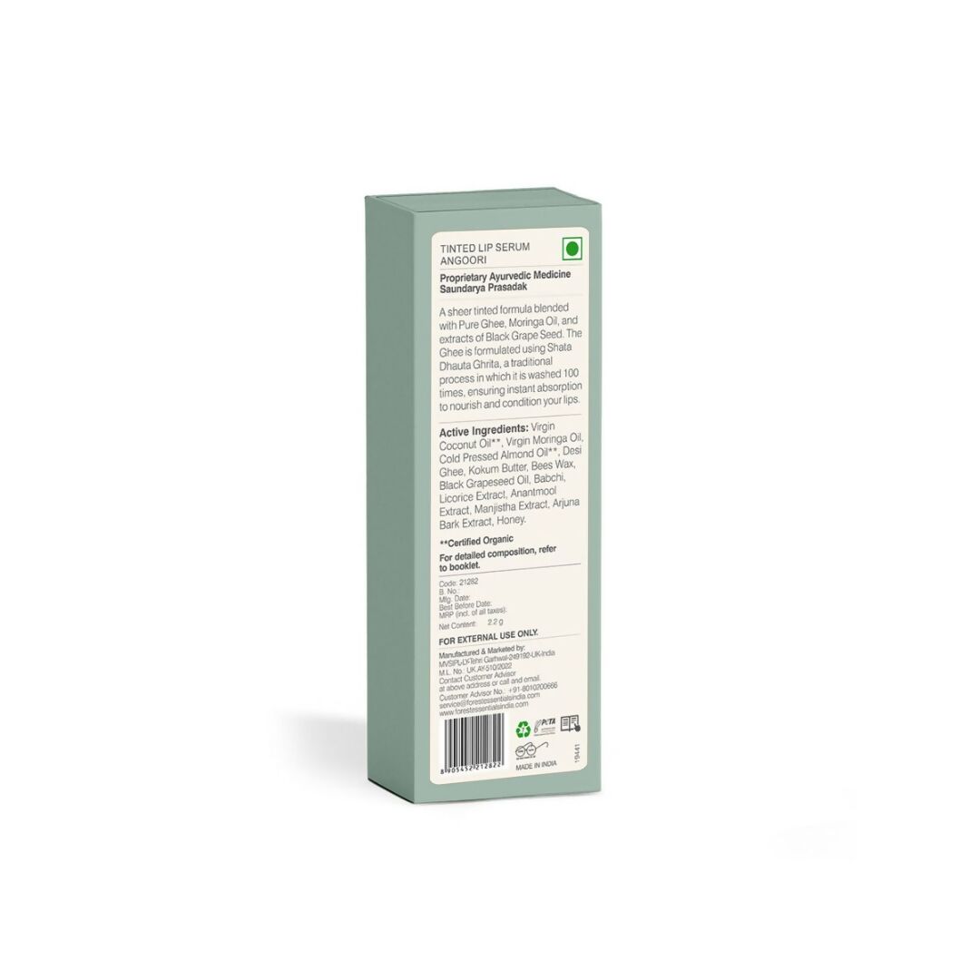 Forest Essentials Tinted Lip Serum Madhu Rasa Angoori - Distacart