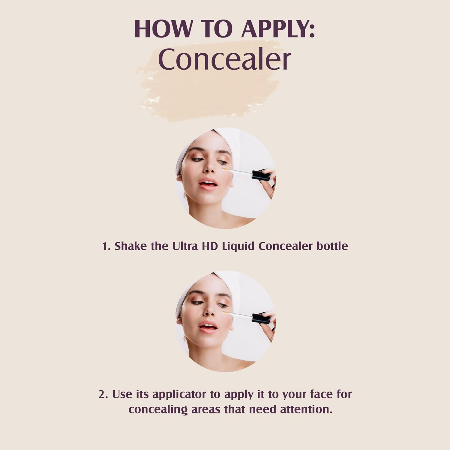 Glam21 Ultra HD Liquid Concealer for HD Finish - Medium Warm - Distacart