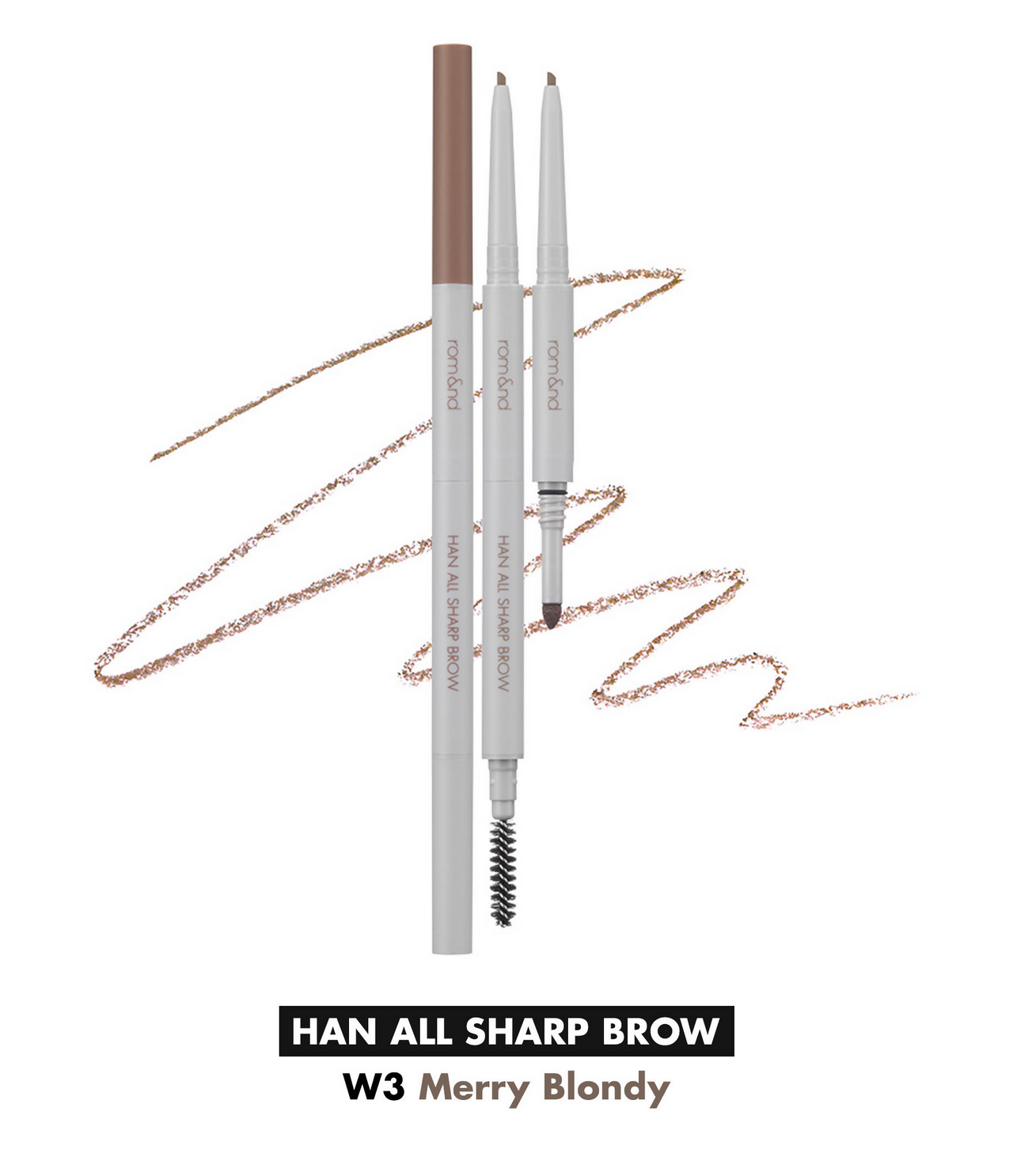 Rom&nd Han All Sharp Brow - W3 Merry Blondy
