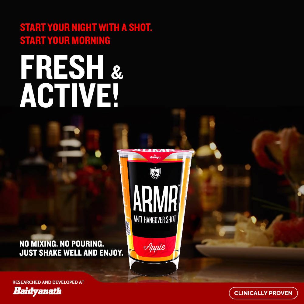 ARMR Anti Hangover Shot Apple benefits