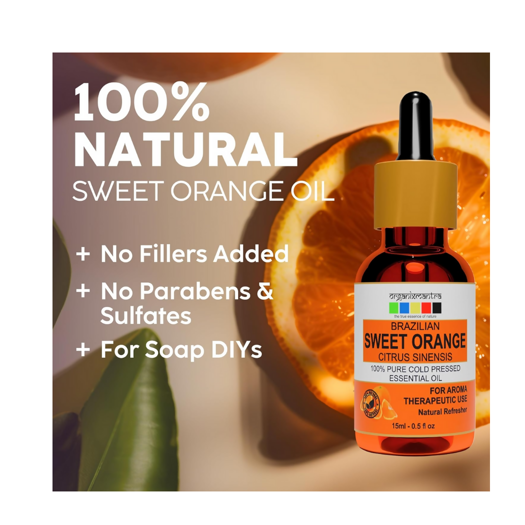 Organix Mantra Sweet Orange Essential Oil for Diffuser
