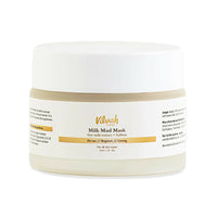Thumbnail for Vilvah Store Milk Mud Mask For Detan, Skin Brightening With Oat Milk Extract & Saffron Extract