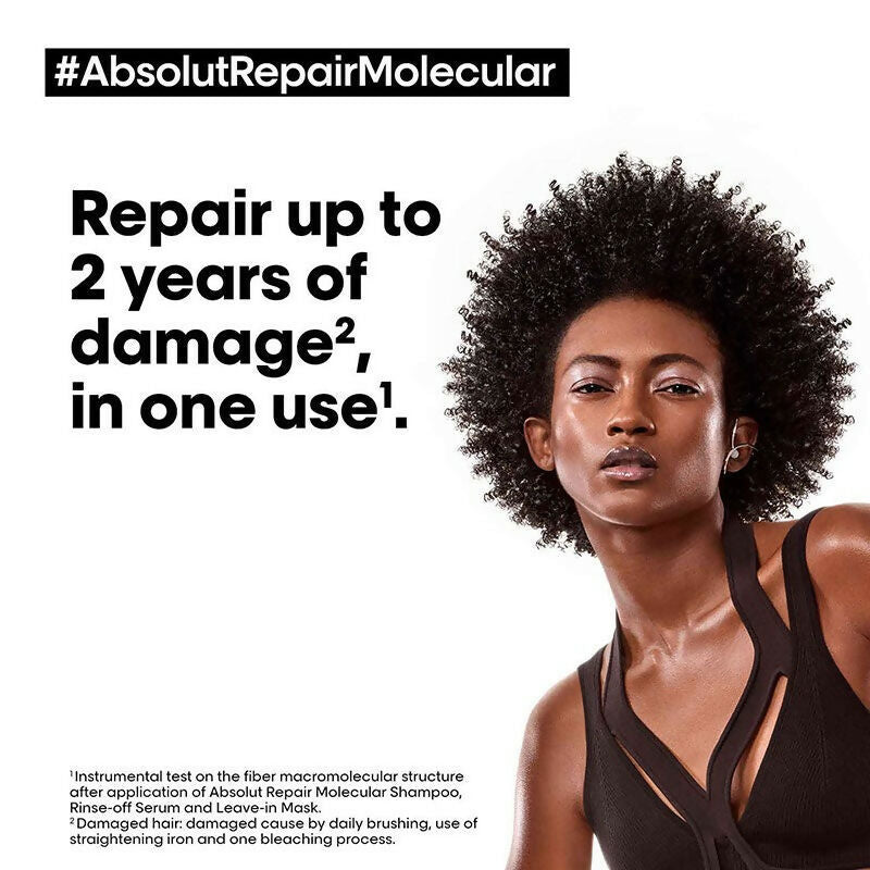 L'Oreal Paris Absolut Repair Molecular Sulfate-Free Deep Repairing Shampoo - Distacart