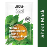Thumbnail for Nykaa Skin Secrets Indian Rituals Neem + Turmeric Sheet Mask For Clear & Blemish - Free Skin - Distacart