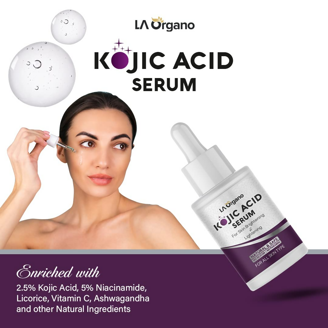 LA Organo 2.5% Kojic Acid Face Serum - Distacart