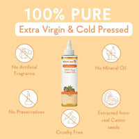 Thumbnail for Wishcare 100% Pure Cold Pressed Castor Oil & Kalonji Black Onion Seed Oil Combo
